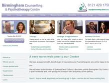 Tablet Screenshot of counselling-direct.co.uk
